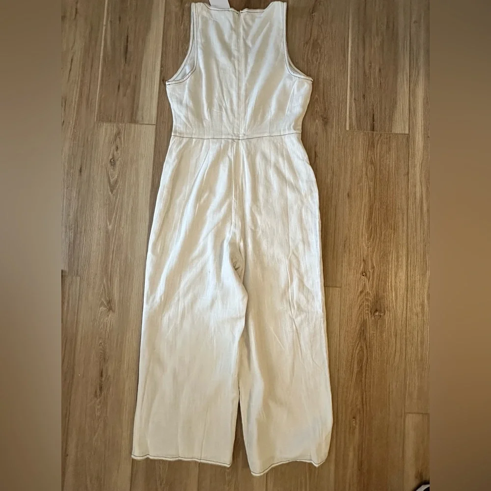 Sugarlips Linen Jumpsuit S NWT - Picture 2 of 7
